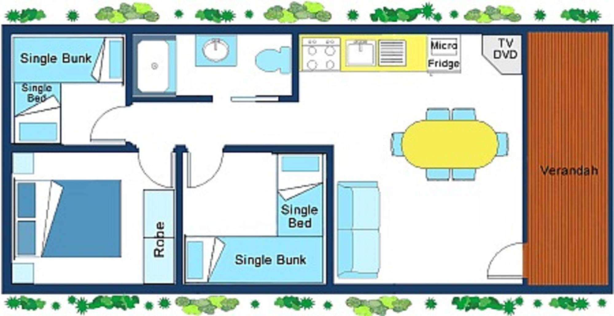 Hamilton Caravan Park Стая снимка