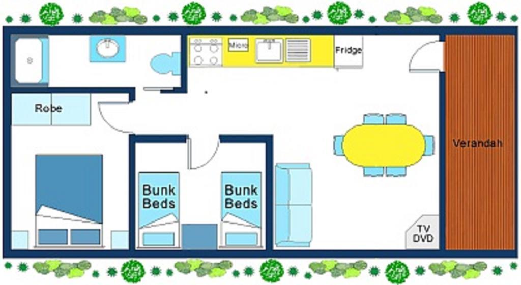 Hamilton Caravan Park Стая снимка